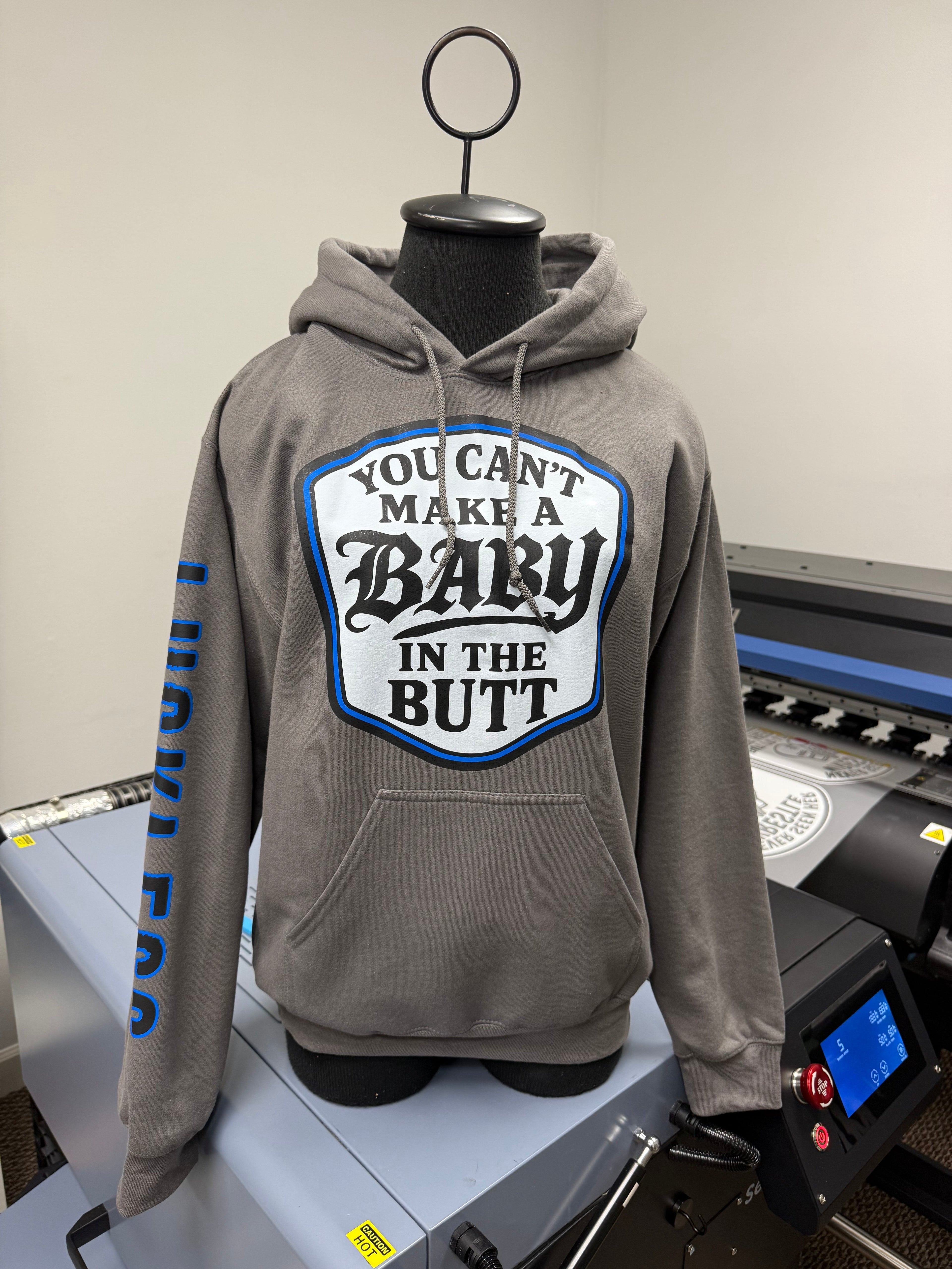 You Cant Make A Baby In The Butt Hoodie