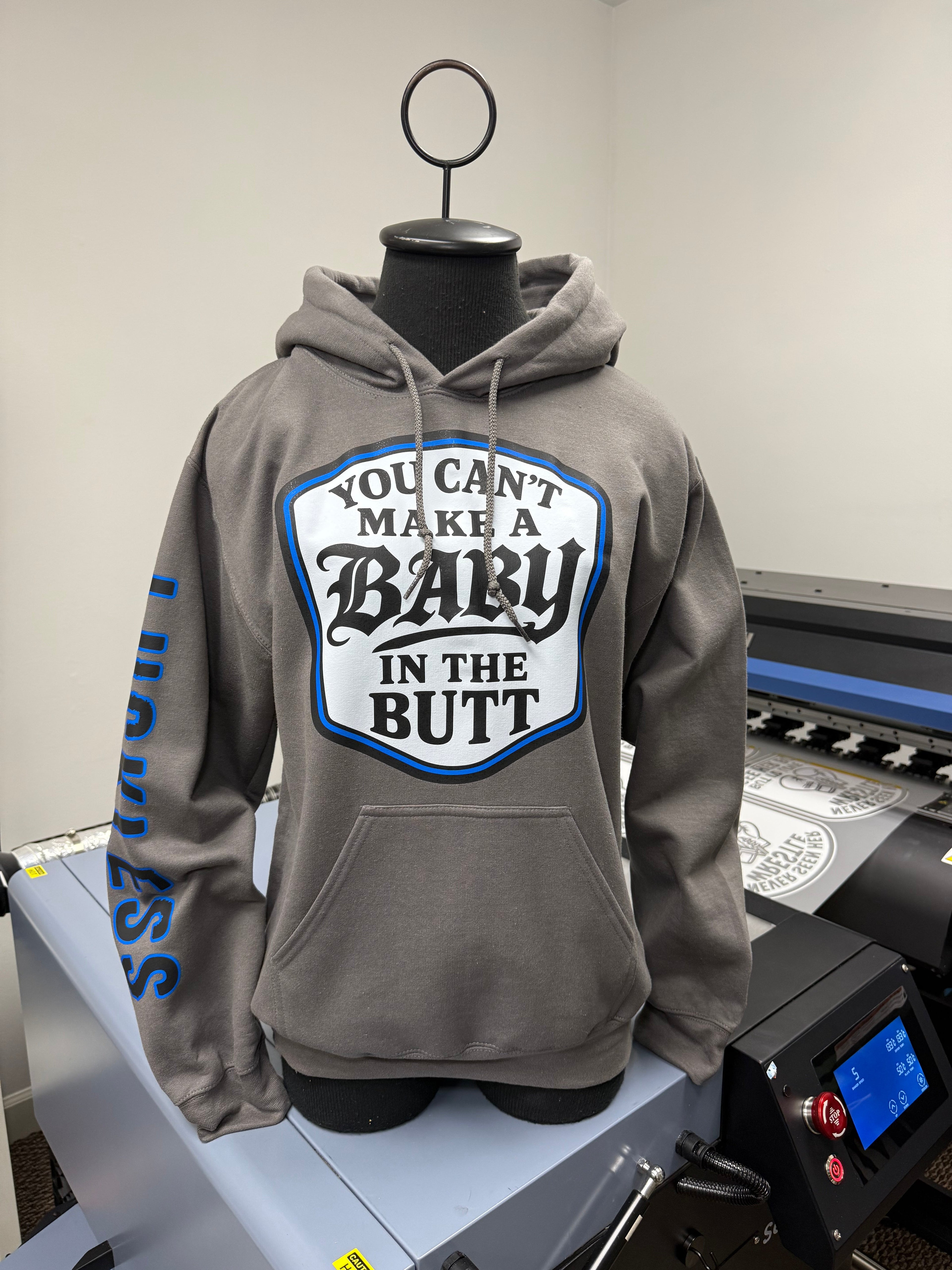 You Cant Make A Baby In The Butt Hoodie