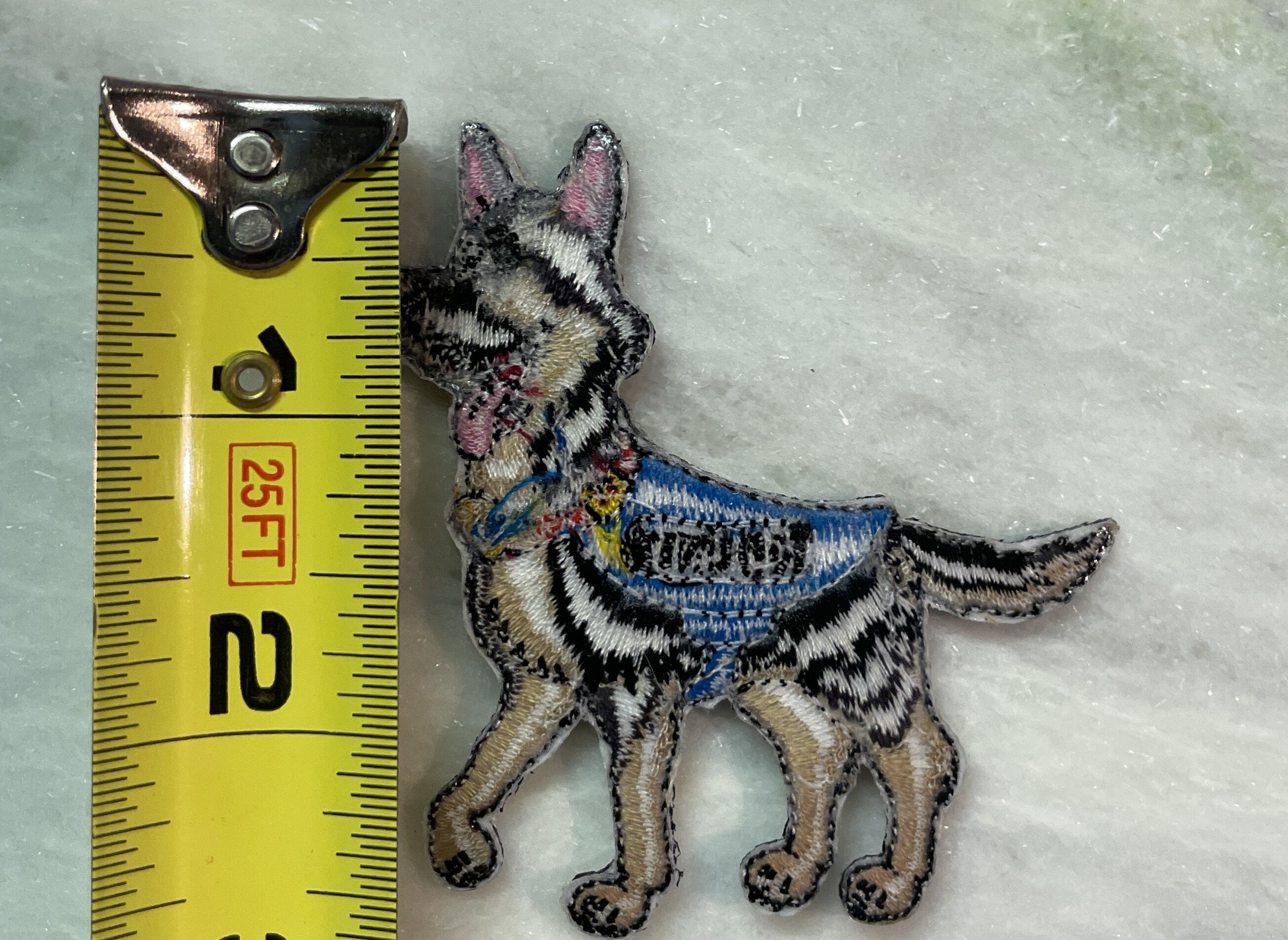 K9 Unit Patch, Police Dog, Perfect for Backpacks, Jackets, Stocking- Heat Sealed Back