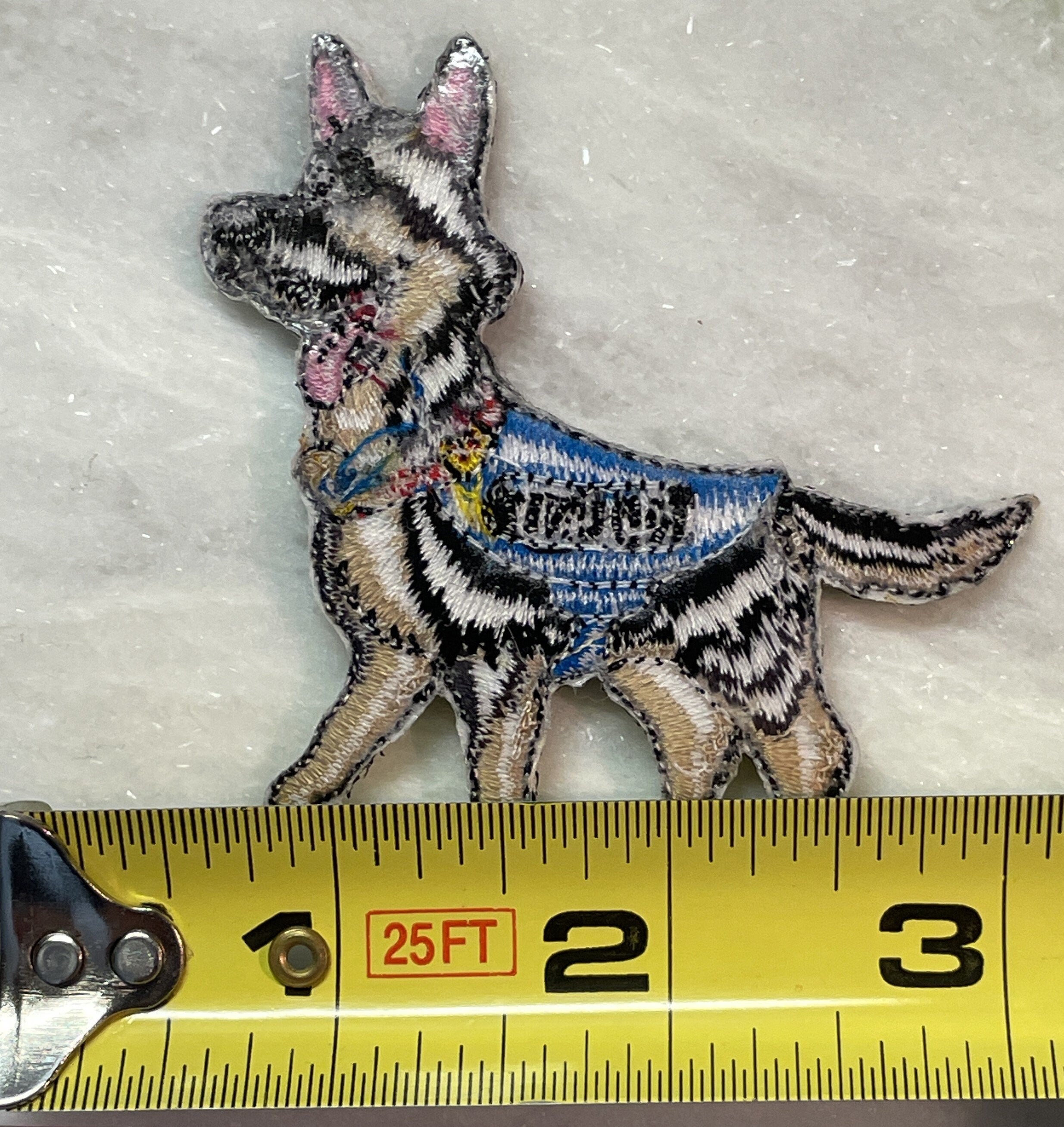 K9 Unit Patch, Police Dog, Perfect for Backpacks, Jackets, Stocking- Heat Sealed Back